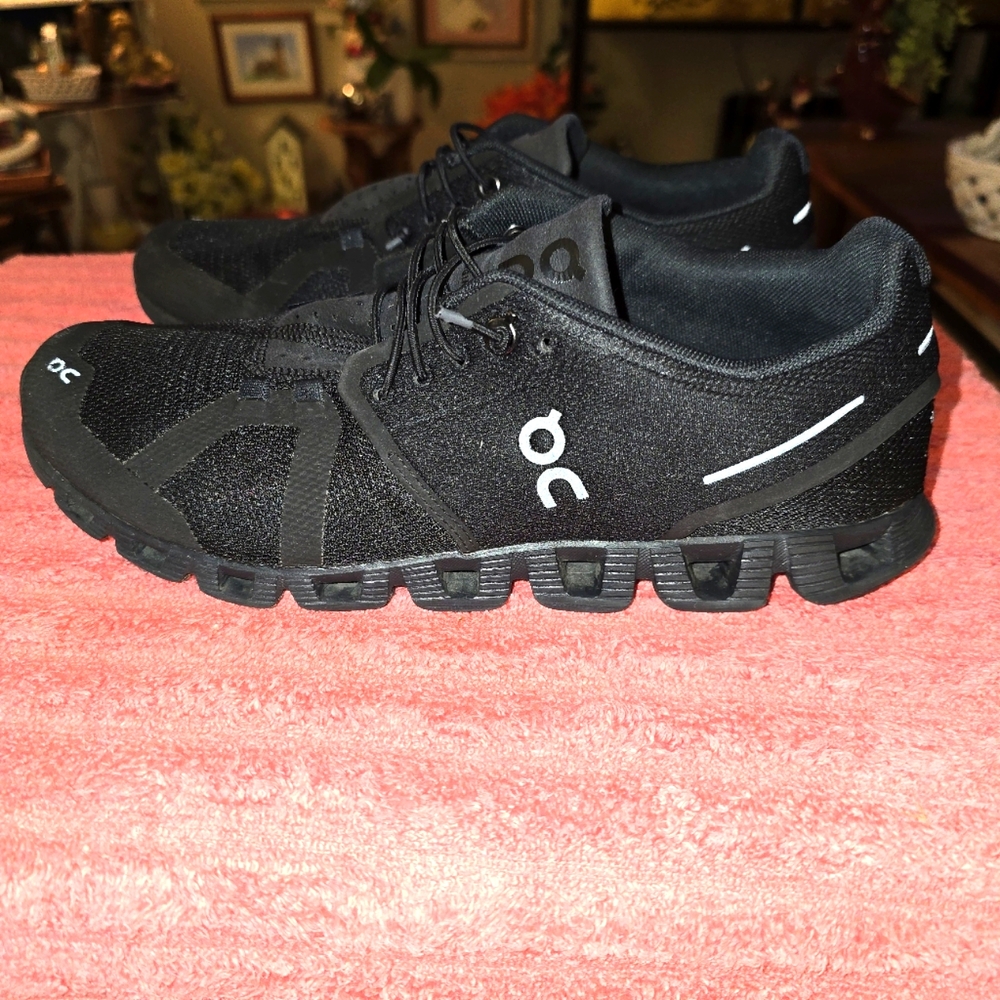 On Running Black Athletic Shoes